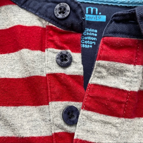 BUM Equipment Boys Cotton Rugby/Polo Shirt Size 3 - Picture 3 of 12